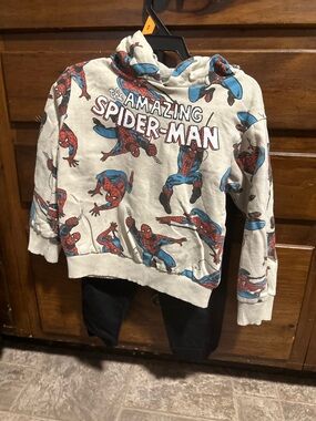 Marvel Spider-Man Kids Matching Hoodie Set